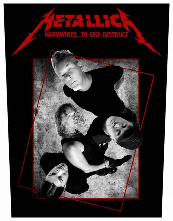 Metallica Hardwired Concrete - Kangasmerkki, selk&auml;