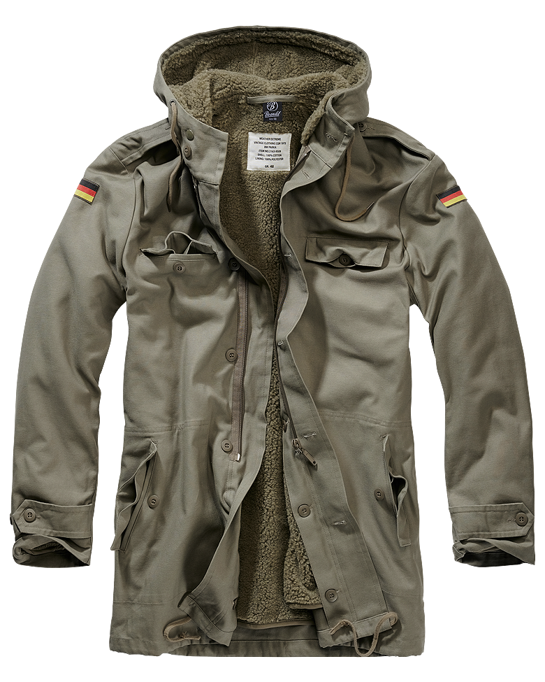 Oliivinvihre&auml; parkatakki