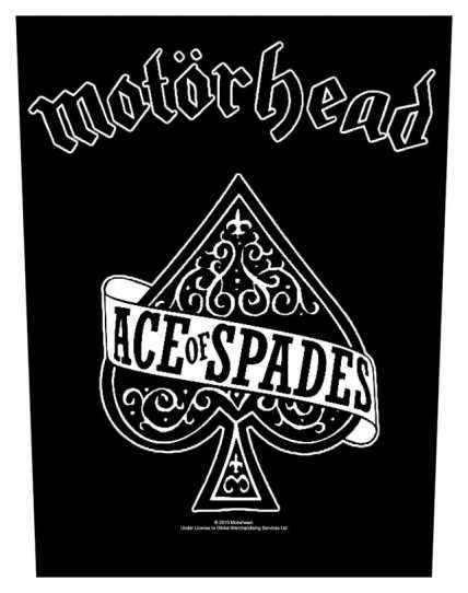 Mot&ouml;rhead Ace Of Spades - Kangasmerkki, selk&auml;