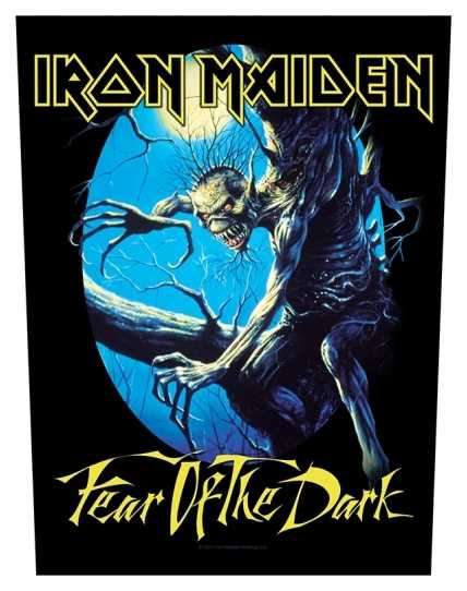 Iron Maiden Fear of the Dark - Kangasmerkki, selk&auml;