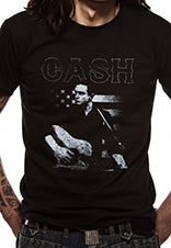 Johnny Cash Guitar American - T-paita
