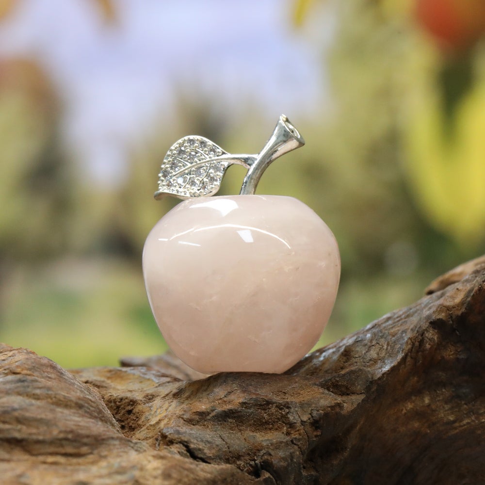 Ruusu-kvartsi omena 3 cm