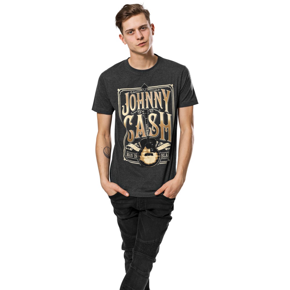 Johnny Cash Man In Black - T-paita
