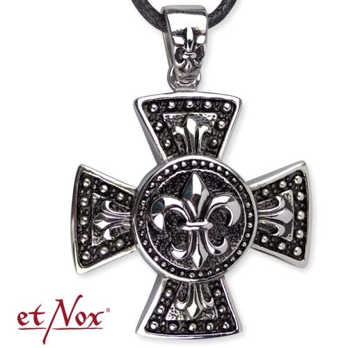 etNox Big Steel Iron Cross - Kaulakoru