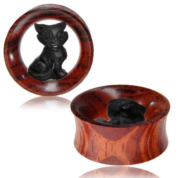 Puinen plugi kissalla