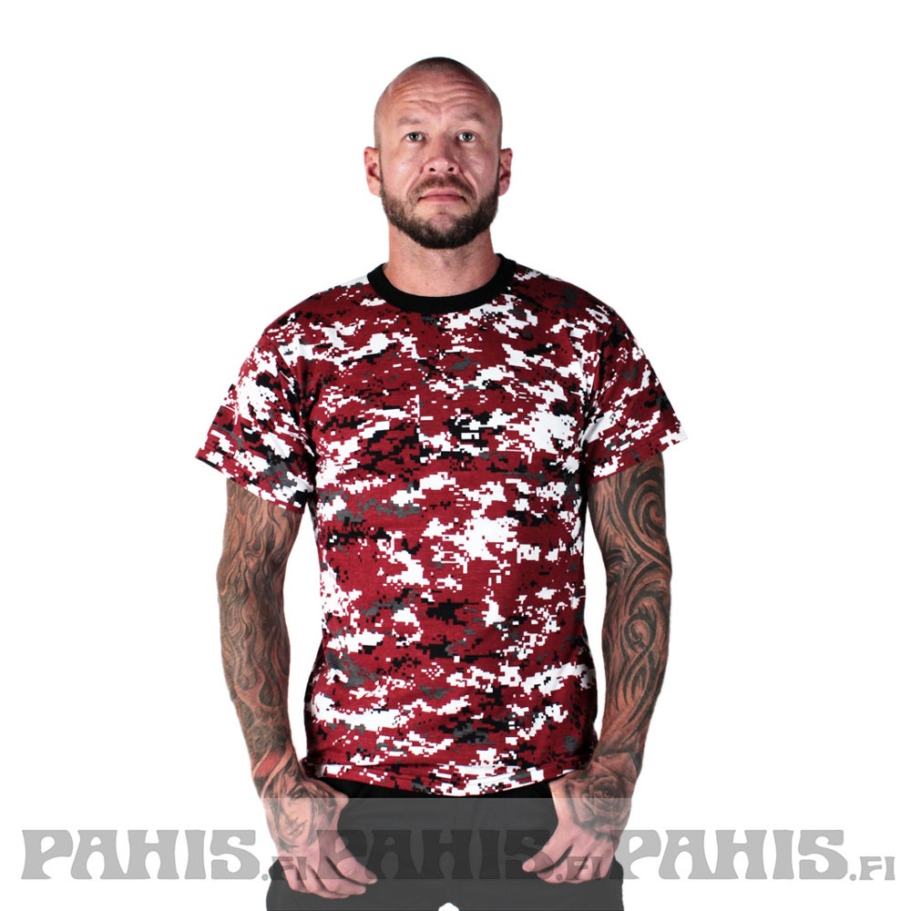 Rothco Digital Red Camo - T-paita