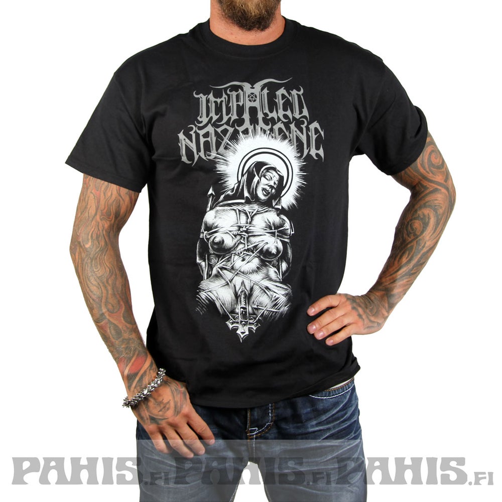 Impaled Nazarene Raped by Satan's Might - T-paita