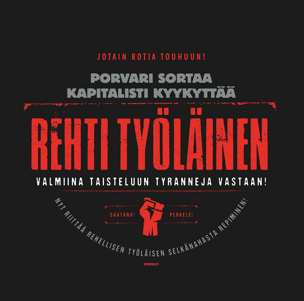 Rehti ty&ouml;l&auml;inen - kangaskassi