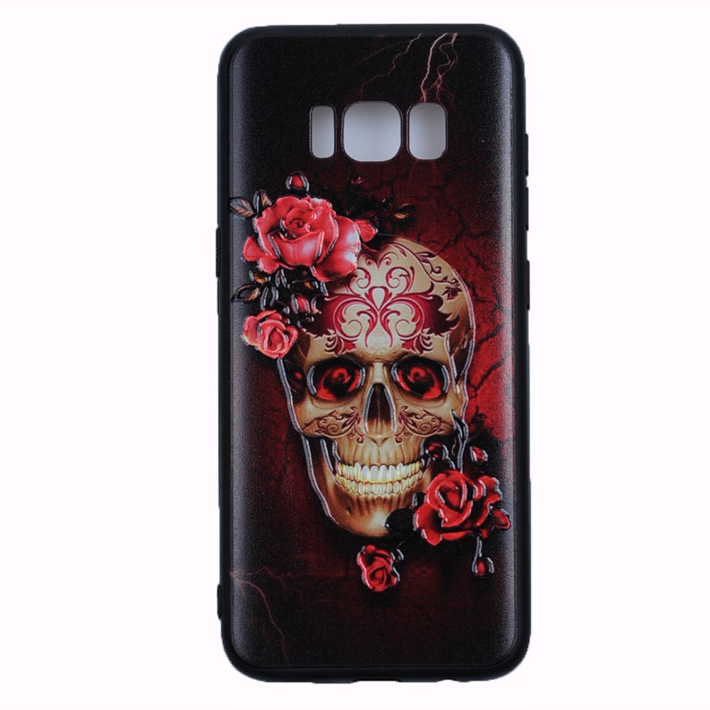 Flower Skull II - Suojakuori, Samsung Galaxy S8