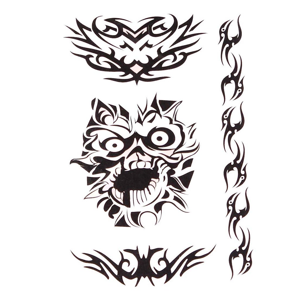 Tribal Face - siirtotatuointi