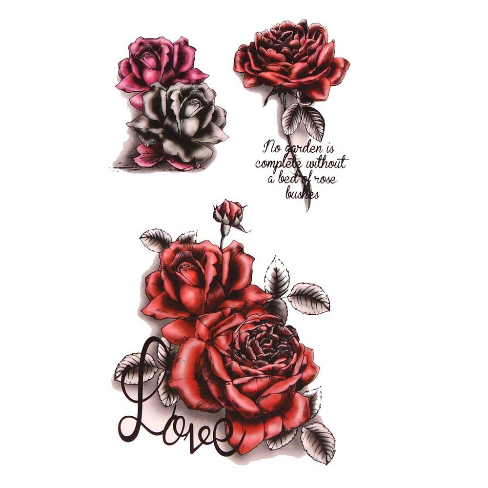 Red Roses - siirtotatuointi
