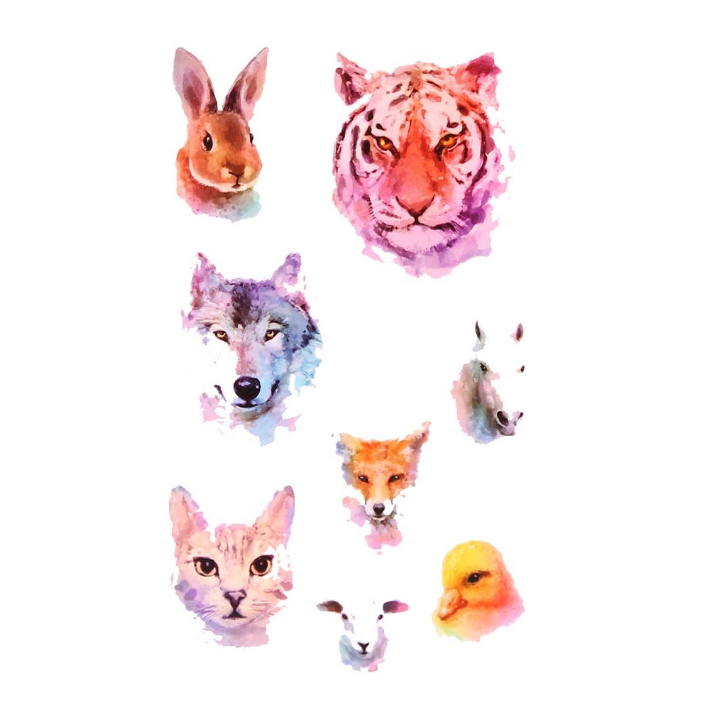 Cute Animals- siirtotatuointi