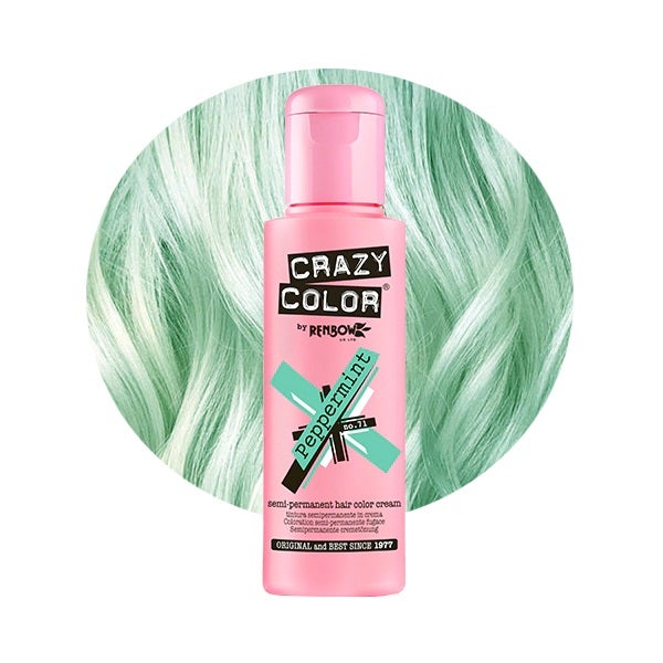 Pepermint Rage Color Crazy Color Peppermint | Mintunvihreä puolikestoväri | Pahis.fi