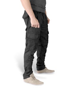 Surplus Premium Slimmy - Reisitaskuhousut, Musta