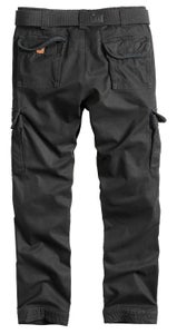 Surplus Premium Slimmy - Reisitaskuhousut, Musta