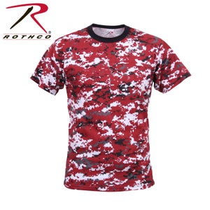 Rothco Digital Red Camo - T-paita