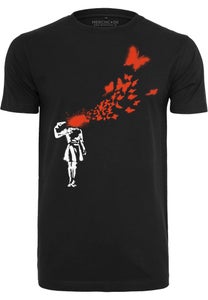 Banksy Butterfly - T-paita