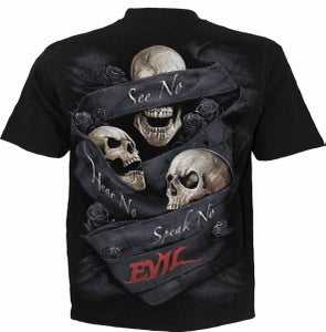 Spiral See No Evil Wrap - T-paita