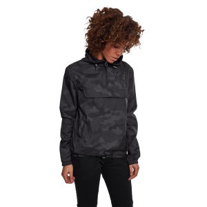 Urban Classics Camo Pull Over - v&auml;likausitakki, darkcamo
