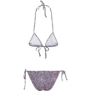 Urban Classics Animal - Bikinit, pink leo