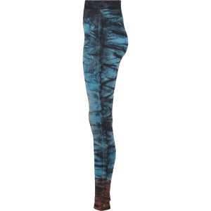 Urban Classics Cotton Tie Dye High Waist - legginsit, black