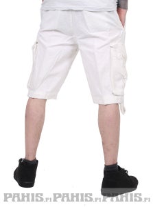 Brandit Vintage - Shortsit, valkoiset