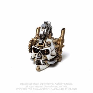 Alchemy Gothic Steamhead Skull - Mini koriste esine