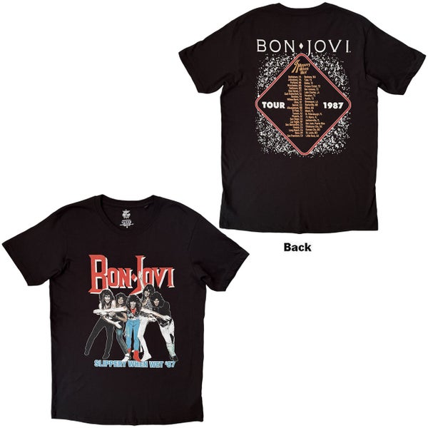 Bon Jovi: Slippery When Wet '87 - T-Paita