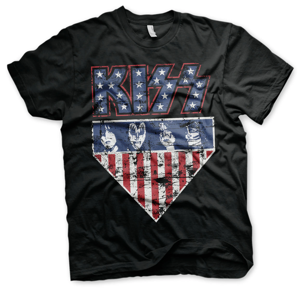 KISS usa flag shirt