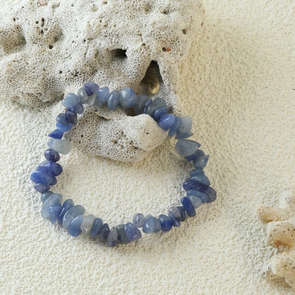 Sininen aventuriini &ndash; Sirukivirannekoru