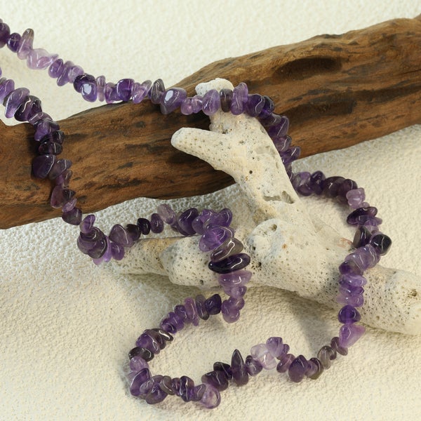 Ametisti sirukivikaulakoru 75 cm