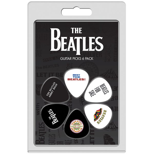 The Beatles Album Covers - Plektrasetti 6kpl