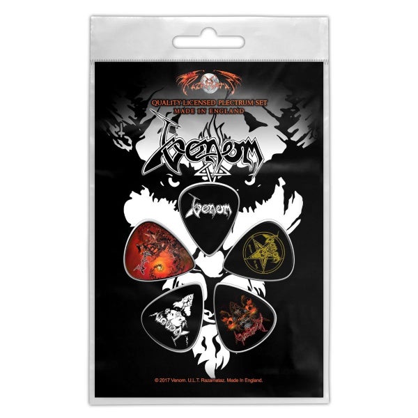 Venom Black Metal -plektrasetti 5 kpl