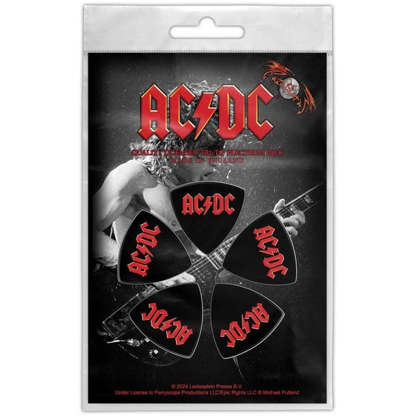 AC/DC: Logo -plektrasetti 5 kpl