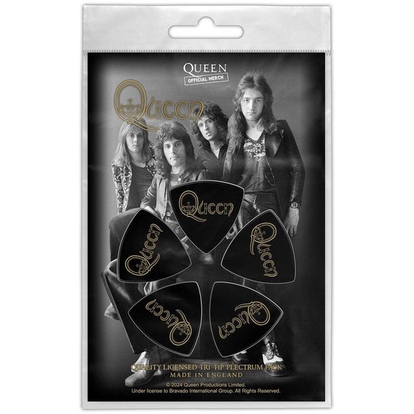 Queen: Logo - Tri-Tip-plektrasetti 5 kpl