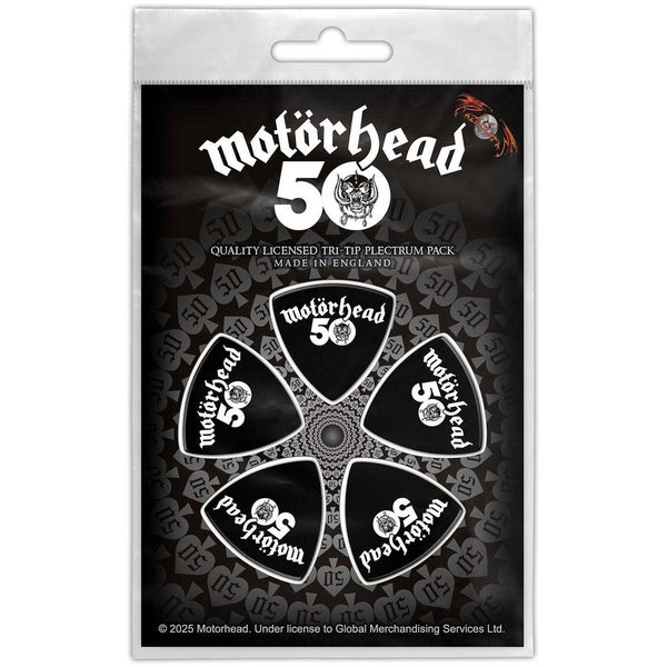 Mot&ouml;rhead: 50 - Tri-Tip Plektrasetti 5 kpl
