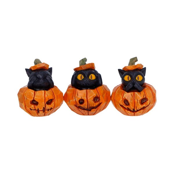 Nemesis Now Three Wise Halloween Cats -kissakoristeet edest&auml;