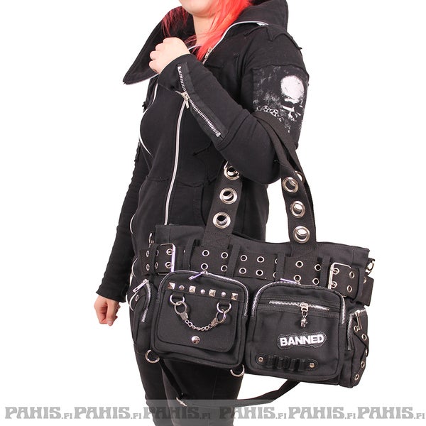 Iso musta k&auml;silaukku