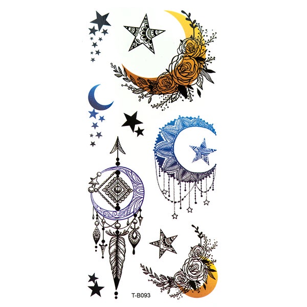 kuunsirppi siirtotatuointi