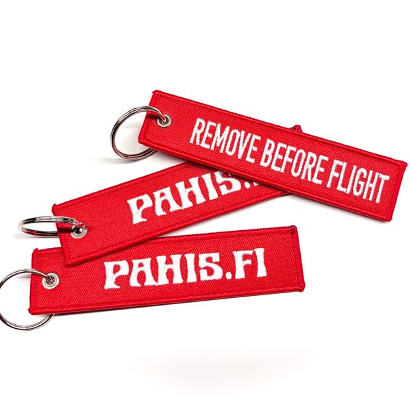 Pahis Remove Before Flight - avaimenper&auml;