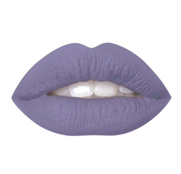 Jolie Beauty Til Death nestem&auml;inen huulipuna, violetti laventelinharmaalla pohjas&auml;vyll&auml;