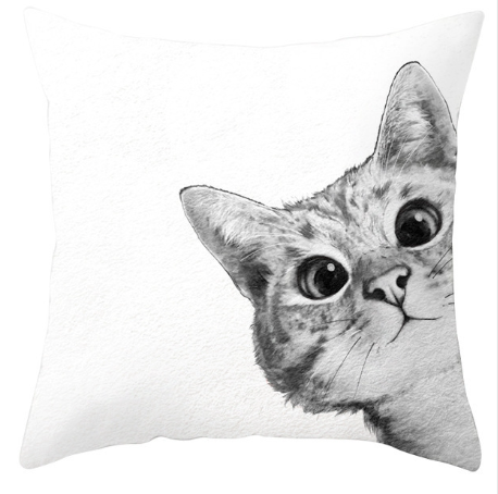 Hauska kissa tyyny
